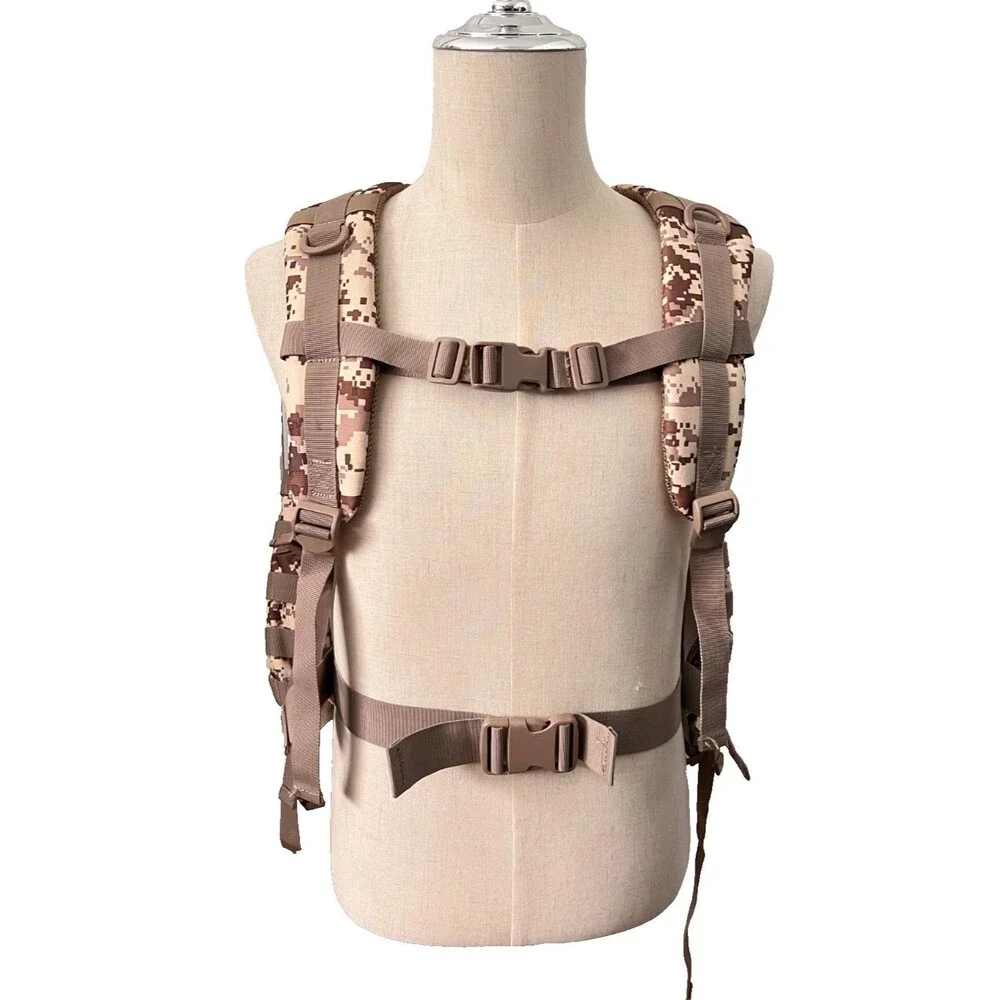 HIGHLAND TACTICAL Ballistic Backpack MOLLE Gear Bag Desert Digi Camo Military